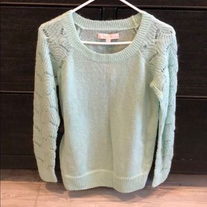 LOFT Sea foam Sweater